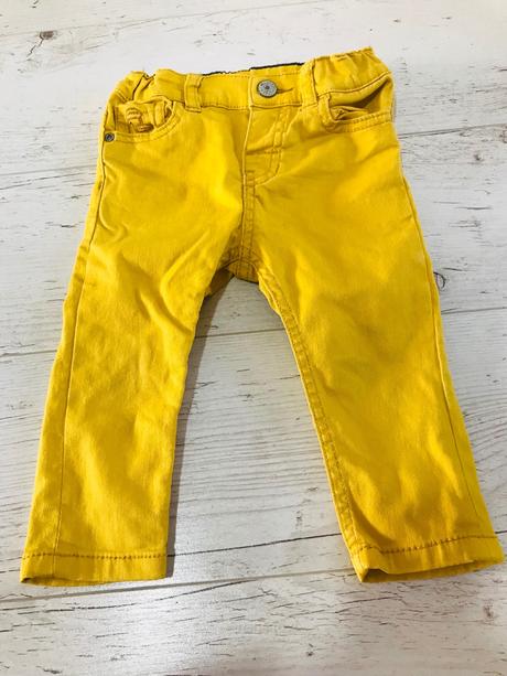 Žlté nohavice 74, h&m,74