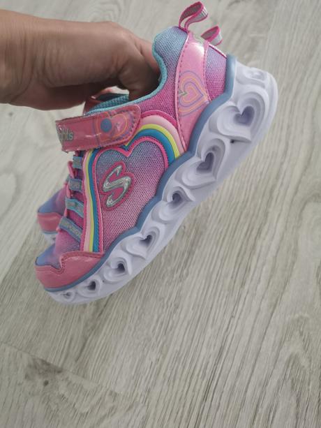 Tenisky blikajúce skechers 32, skechers,32