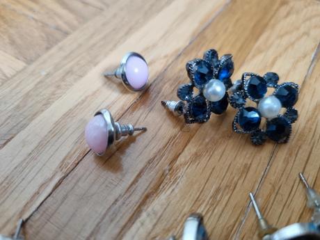 5 párov náušníc - bižutéria, 