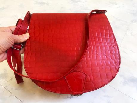 Kožená kabela/brašňa,