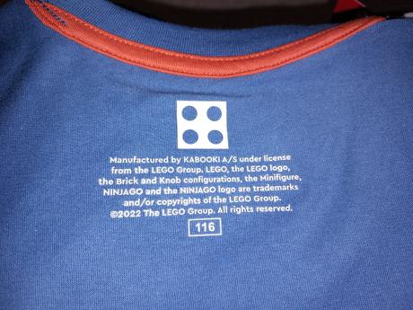 Tricko 116, lego,116