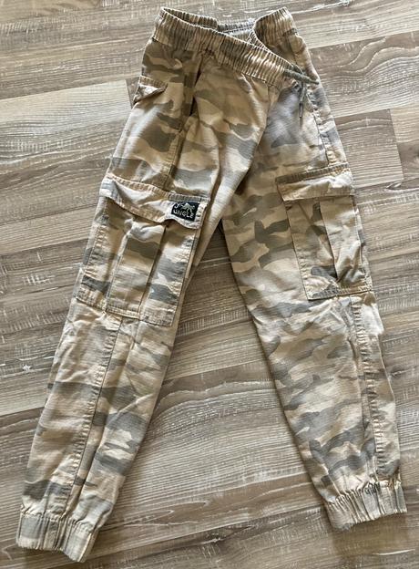 Kapsáčové maskáčové nohavice, pepco,116