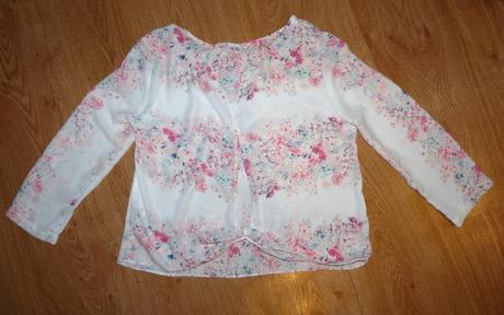 Kvietková blúzka, bershka,m