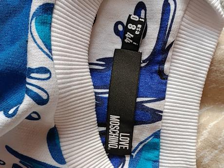 Love moschino icon luxusná dámská mikina l, moschino,l