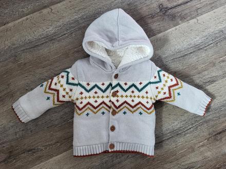 Zateplený svetrík prechodný/zimný veľ.68, 68