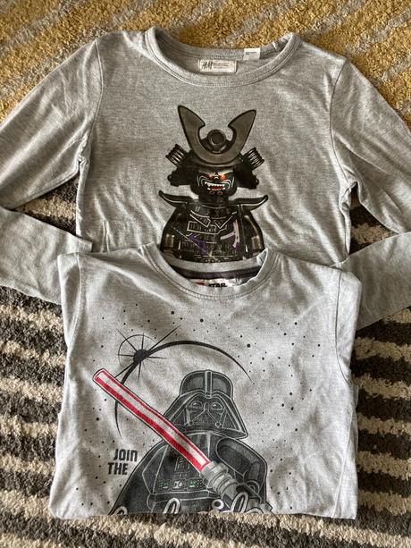 Tričká lego 122/128, h&m,122