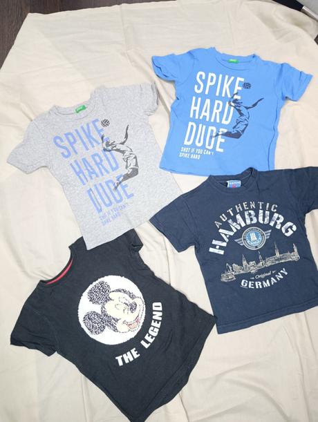 Set 4roch chlapčenských tričiek, 104