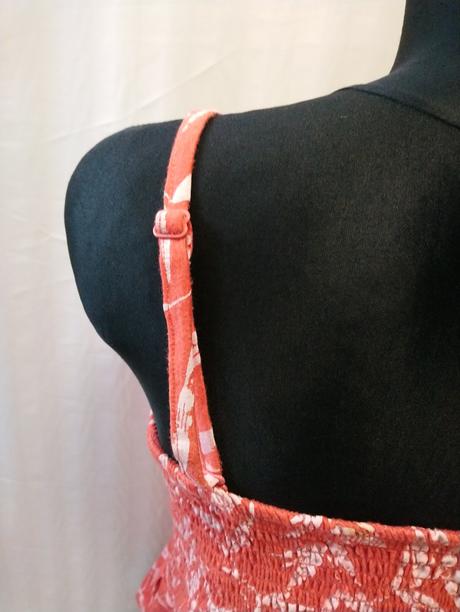 Dámsky riasený top na ramienka, bonmarché, bonmarché,l