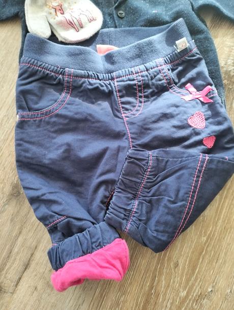 Svetrík, rukavičky plus podšité nohavice, 