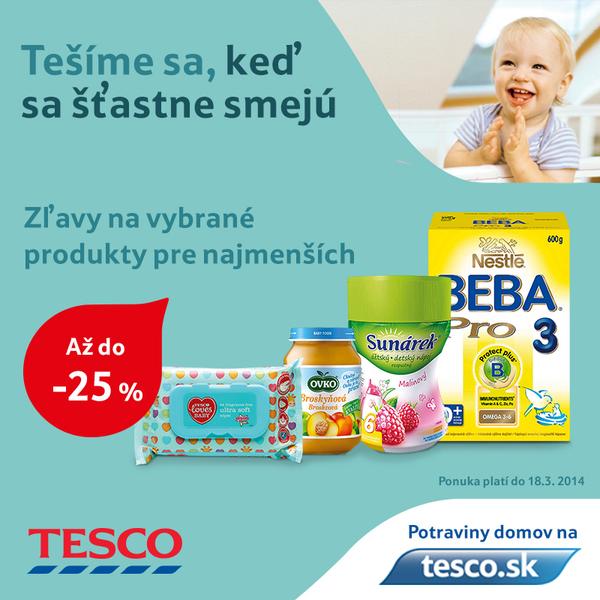 Zaujímajú vás zľavy na výrobky pre vaše najmenšie zlatíčka?