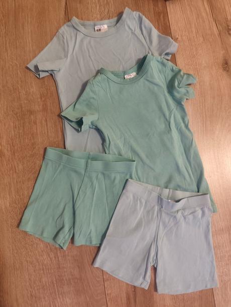 2x letné pyžamo, h&m,110