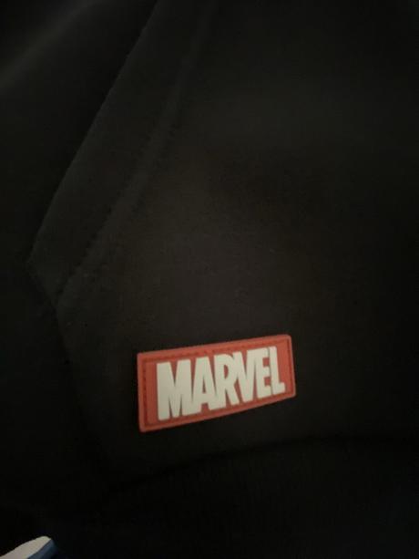 Mikina oversaiz na zips s kapucňou black panther, reserved,140