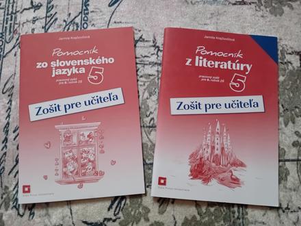 Pomocník zo sjl a z literatúry 5. ročník,