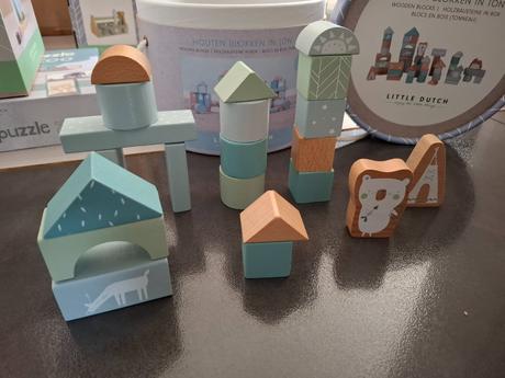 Drevené kocky - little dutch, 