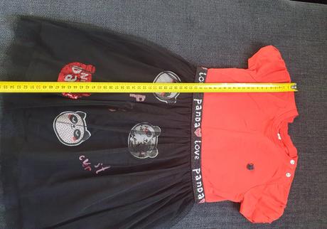 Šaty s tylovou sukničkou, coccodrillo,98