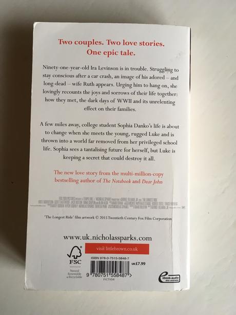 The longest ride nicholas sparks, 