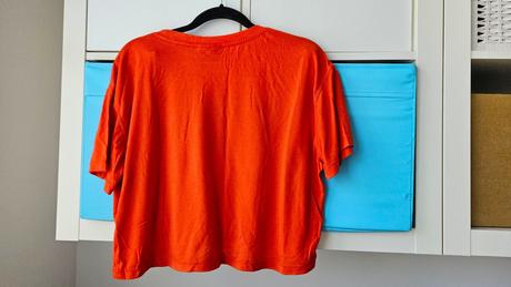 Nike, dámsky croptop, červený, vel. l, nike,l