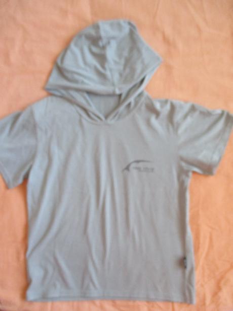 Triko s kratkym rukavom a kapucnou na 8 r., 128