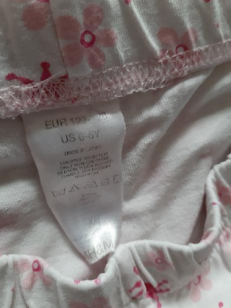 Pyžamo, h&m,122