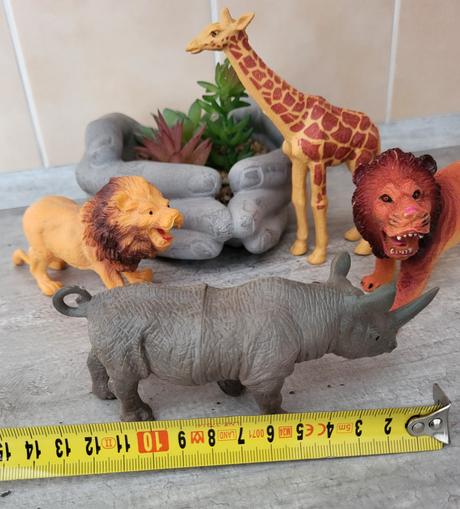 Safari zvieratá - 4 väčšie kusy, 