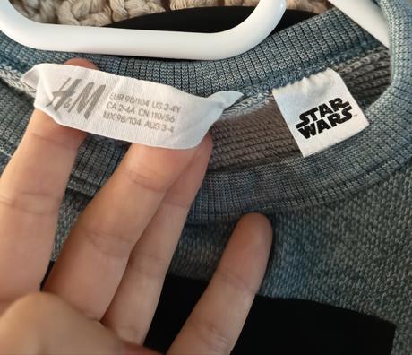 Mikinka star wars, h&m,98