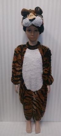 2 dielny kostým fleesový tigrík, carna 2-3r 92-98, 