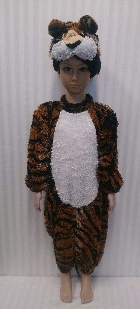 2 dielny kostým fleesový tigrík, carna 2-3r 92-98, 