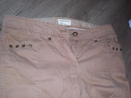 Top béžové nohavice, 38