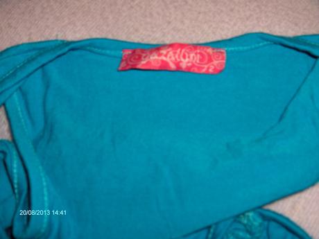 Modré tričko s aplikáciou, s