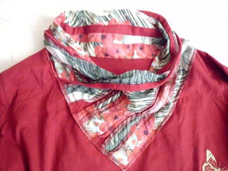 Tmavočervené, desigual,xl