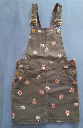 Kvetinková sukňa na traky, h&m,122