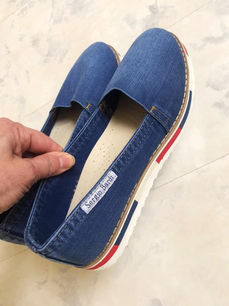 Riflové espadrilky sergio bardi, 40
