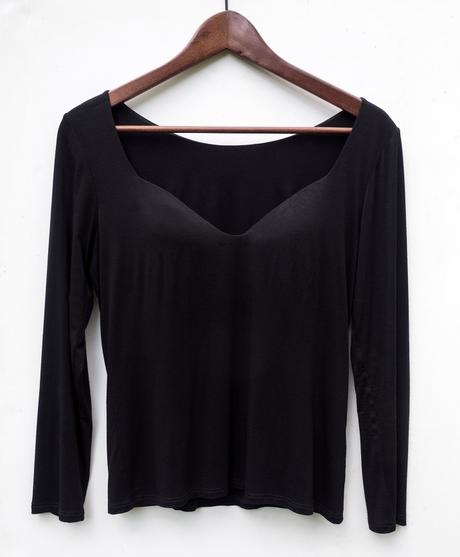 Tričko so vsadenou podprsenkou, l