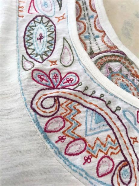 Voľné zvonové tielko vintage, next,40