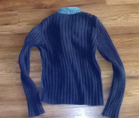 Next riflová bunda+ pletenina, next,38