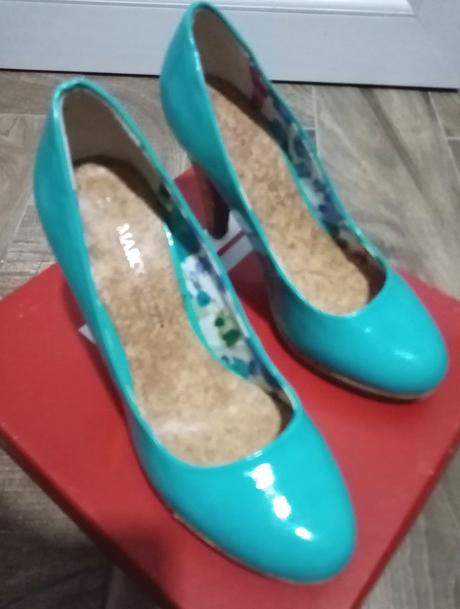 Tyrkysové lodičky marco tozzi zlavneneee, marco tozzi,36