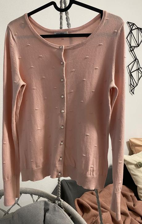 Elegantný svetrík s perličkami, orsay,s