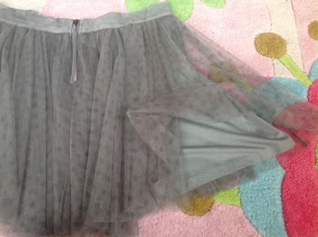 Tylová bodkovaná sukňa, pimkie,36