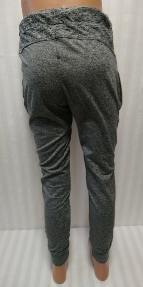 Dievčenské tmavo sivé elastické tepláky, f&f, f&f,128