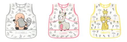 Babyono 838 podbradník umývateľný 30x35 cm, 12m+, 