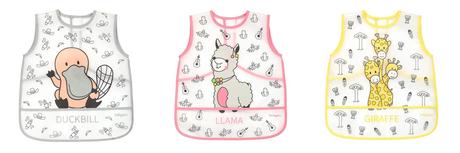 Babyono 838 podbradník umývateľný 30x35 cm, 12m+,