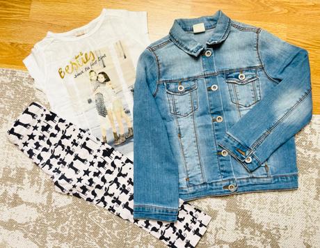 Legíny zara s tričkom, zara,128