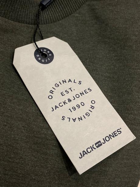 Pánska mikina khaki tenká jack jones (s), s