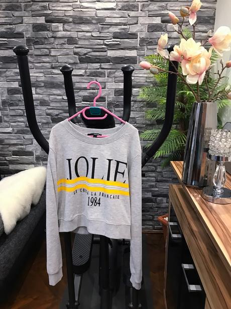 Štýlová šedá mikina, tally weijl,s