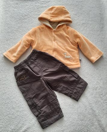 Kabátik + nohavice 68/74, 74