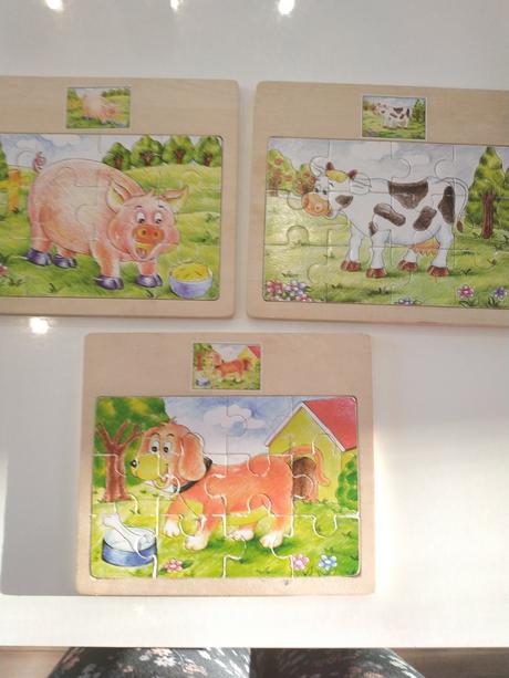 Set 3x puzzle pre deti 3-6 rokov, 