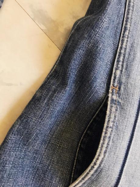 Trendový riflový kabát s/m, s