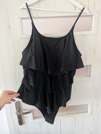 Nové celé plavky s volánmi 48/50, 48 / 50 / 4xl / 5xl