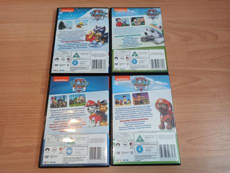 Dvd paw patrol hrane v anglictine,