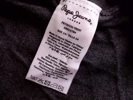 S lakťovkami s kašmírom, pepe jeans,m